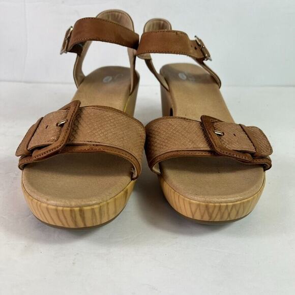 Dr. Scholl's Sandals Women's Size 10 Felicity Ankle Strap Open Toe Leather - Picture 3 of 14